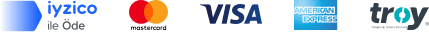 iyzico ile Öde — Visa, Mastercard, American Express, Troy